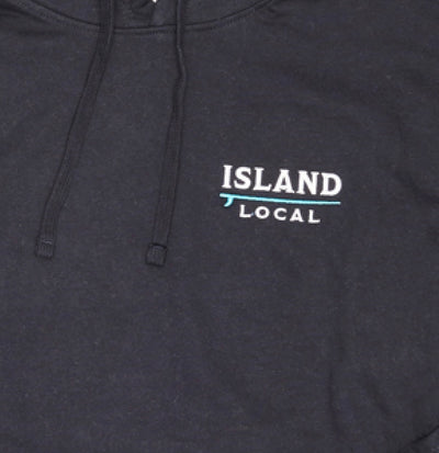 Island Local Surfboard Pullover Hoodie Sweatshirt